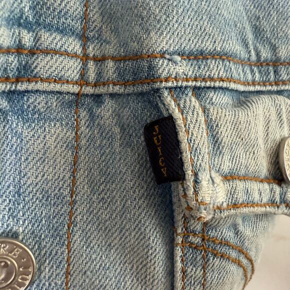 Juicy Couture Faded Blue Denim Jacket - Picture 3 of 9